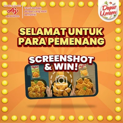 Selamat untuk Para Pemenang Screenshot and Win